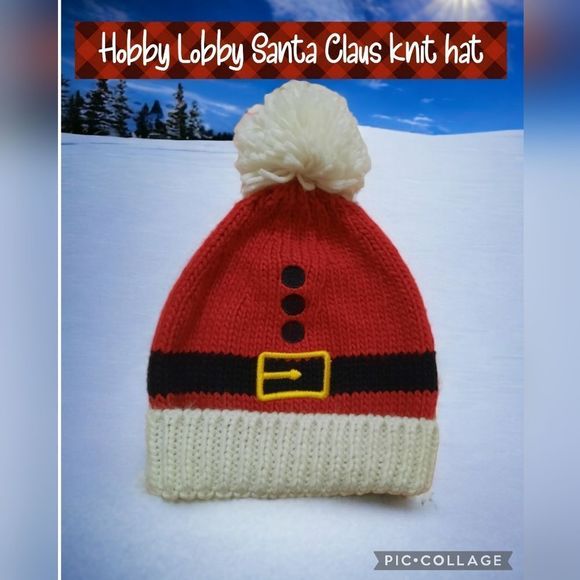 Knit Santa Claus hat - Picture 1 of 1